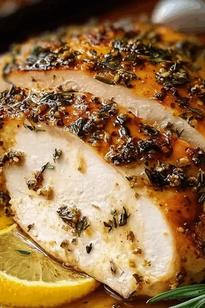 Vegan Turkey Roast with crispy garlic skin