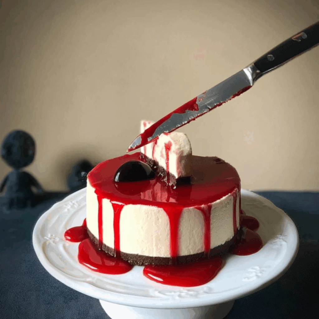 Bloody Good Halloween Cheesecake (3)