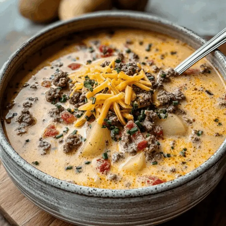 Cheeseburger Soup (2)