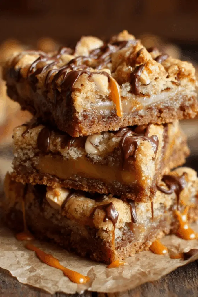 Chewy Butterscotch Toffee Cookie Bars