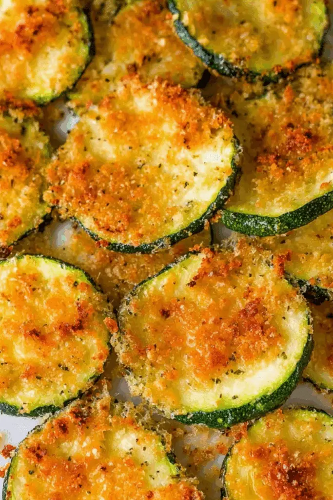 Crispy Baked Zucchini Recipe – golden, crunchy zucchini slices