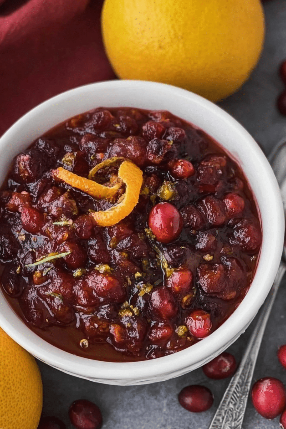 Homemade Fresh Cranberry Orange Sauce Recipe