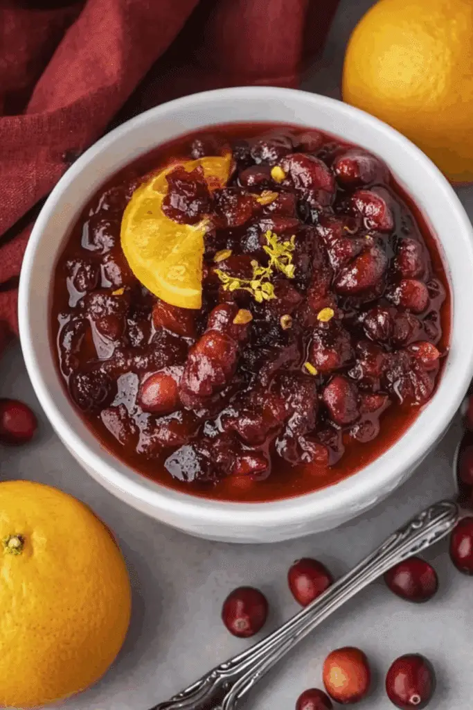 Homemade Fresh Cranberry Orange Sauce Recipe