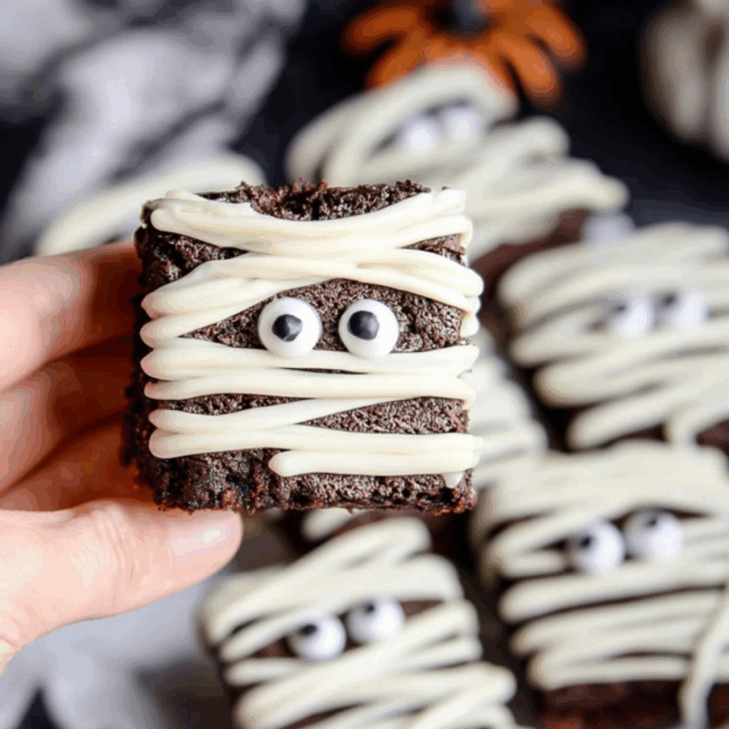 Mummy Brownies (6)