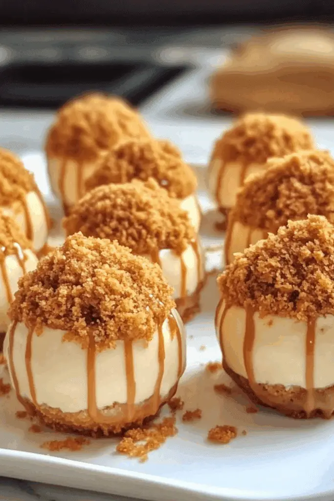 No Bake Pumpkin Cheesecake Balls dessert