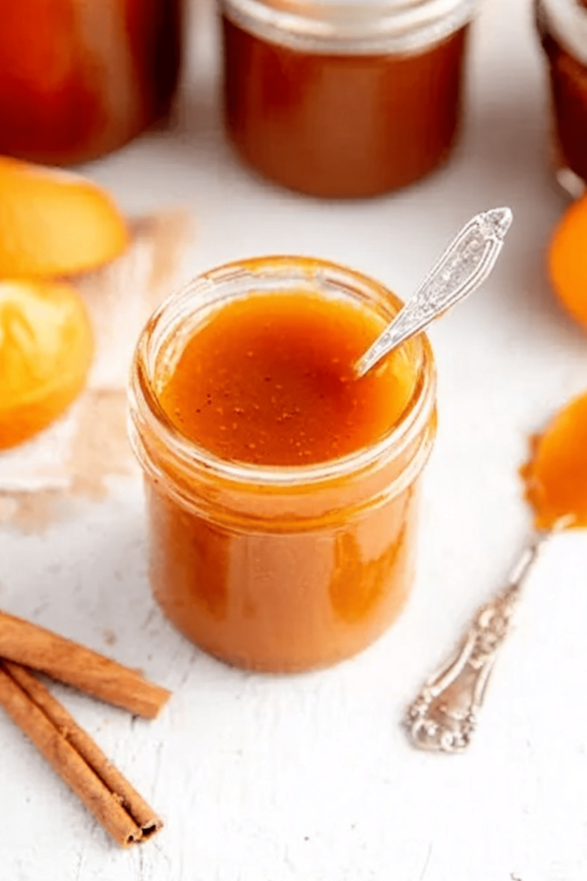 Homemade pumpkin jam in a jar