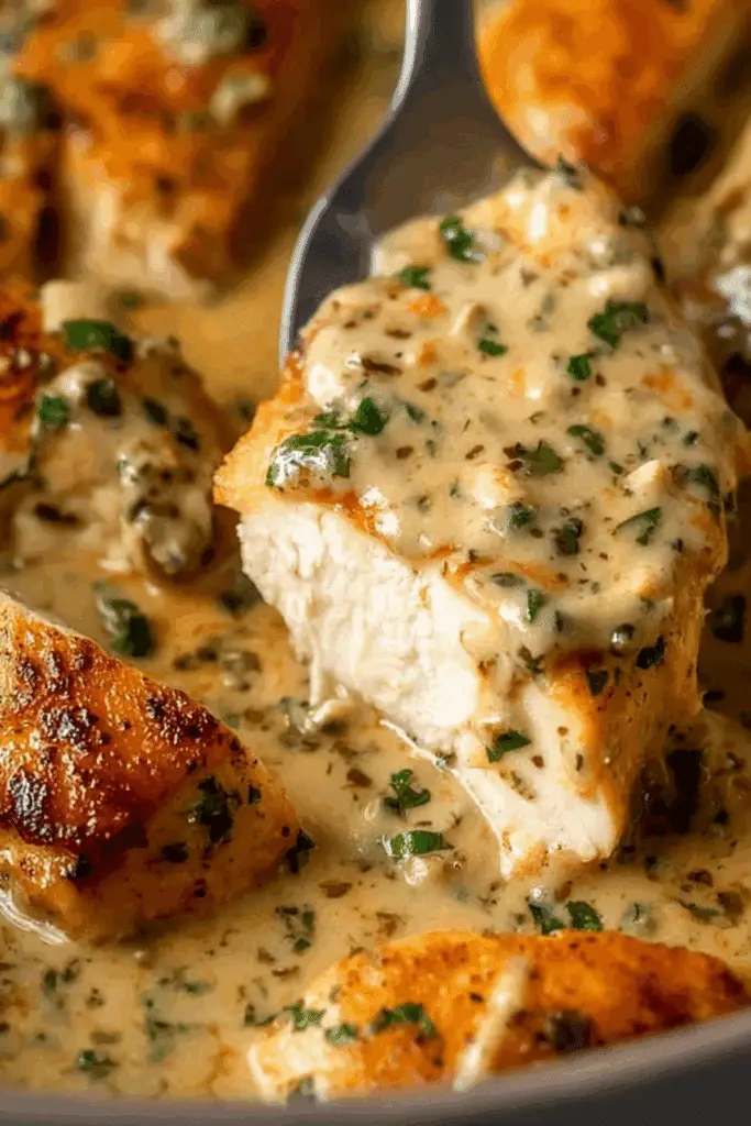 Ranch Chicken Crock Pot recipe with creamy ranch sauce and shredded chicken