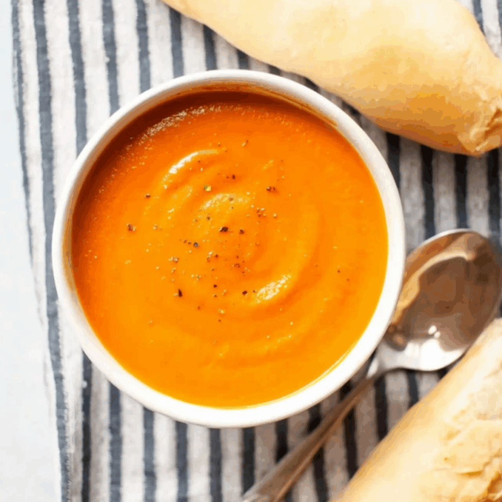 Roasted Butternut Squash Tomato Soup (6)