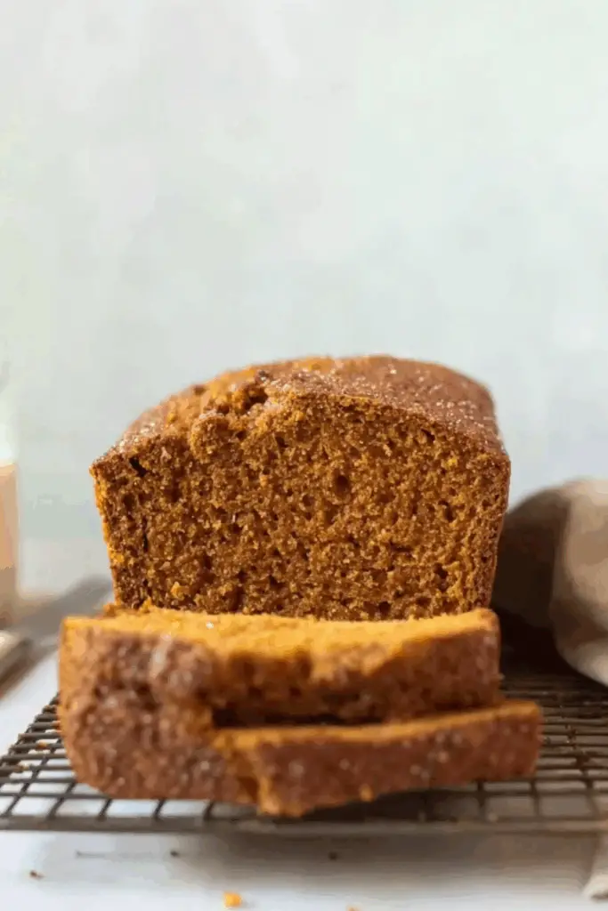 Sourdough pumpkin bread fresh out of the oven