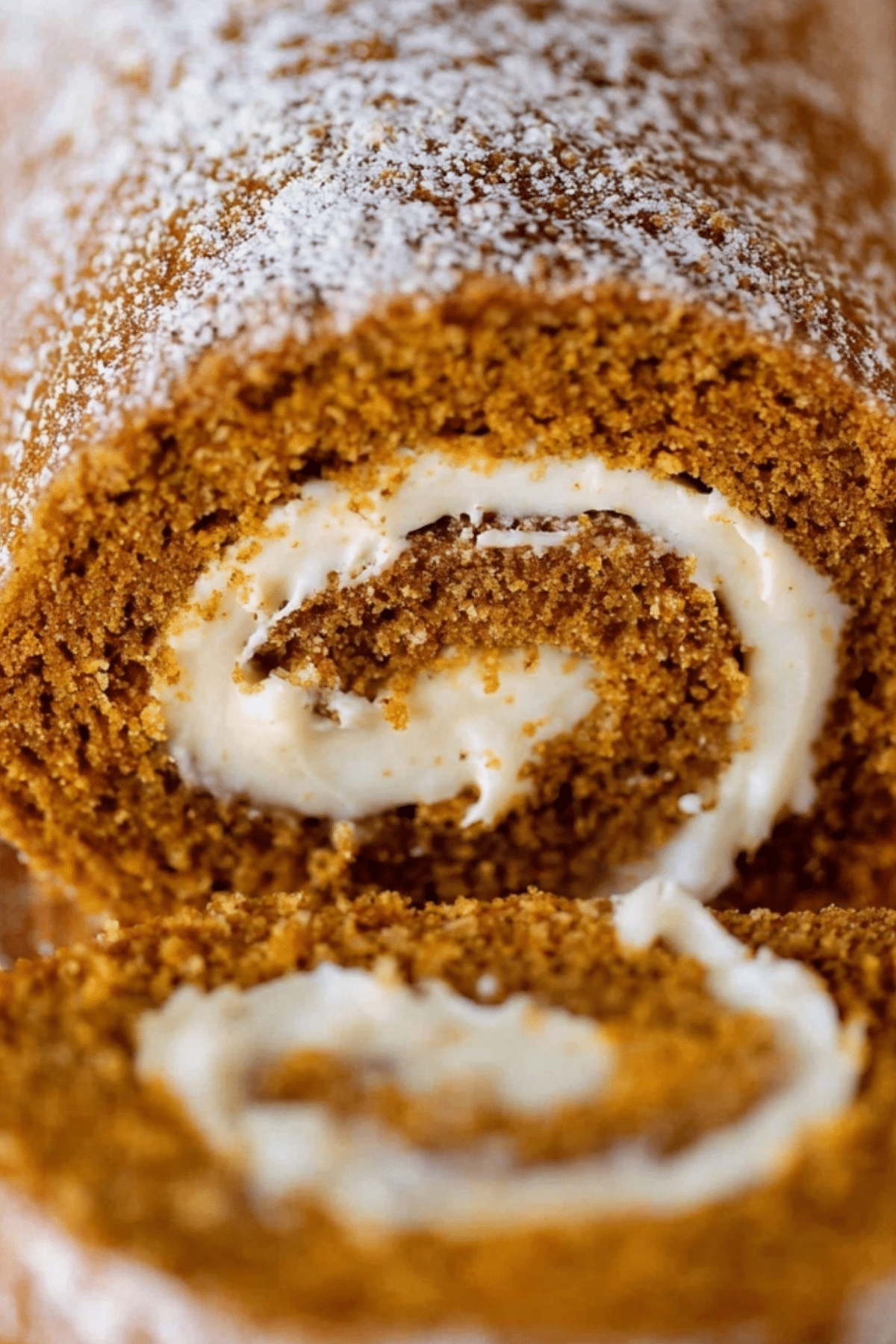 Sourdough Pumpkin Roll with cream cheese filling