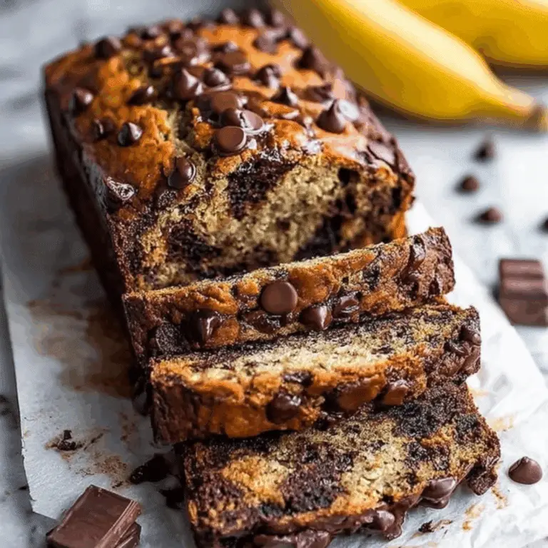 Super Moist Chocolate Chip Banana Bread