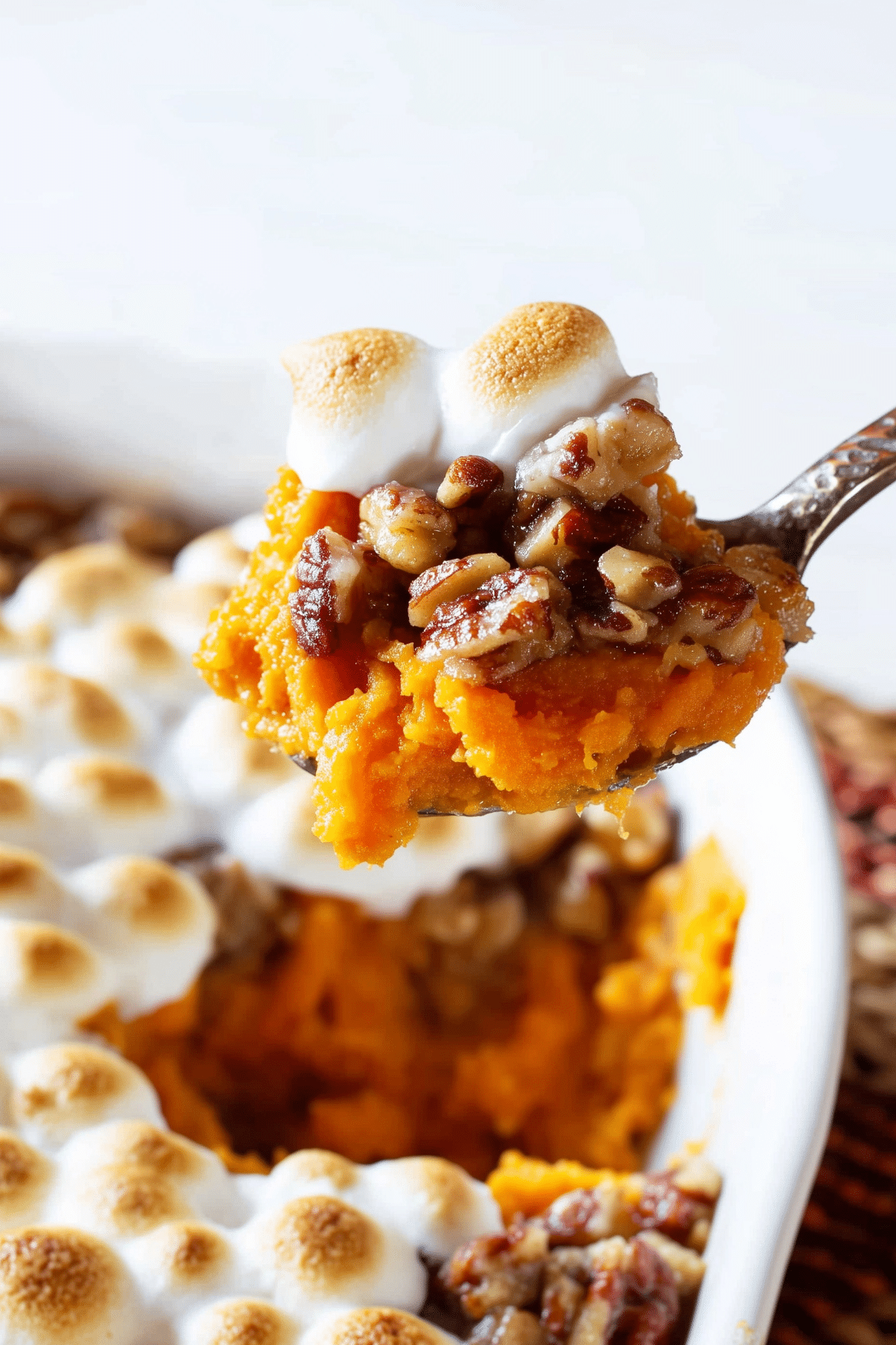 Sweet Potato Casserole with Pecan Topping Recipe