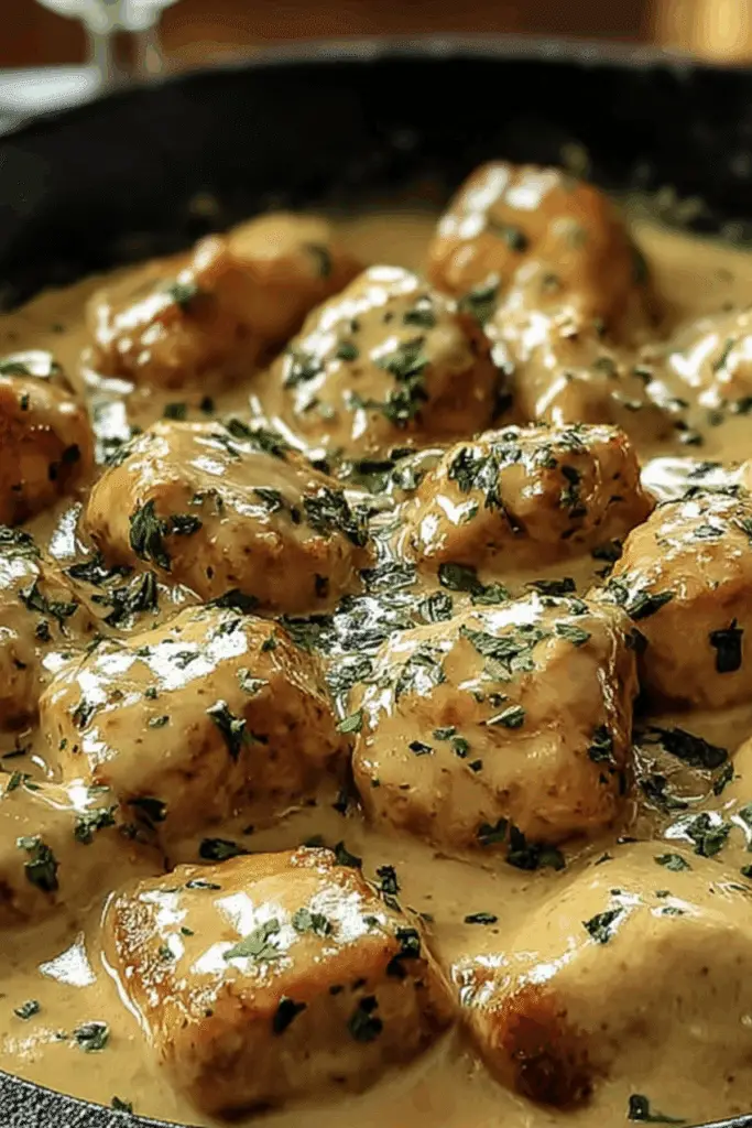 Texas Roadhouse Butter Chicken Skillet served with garlic butter sauce