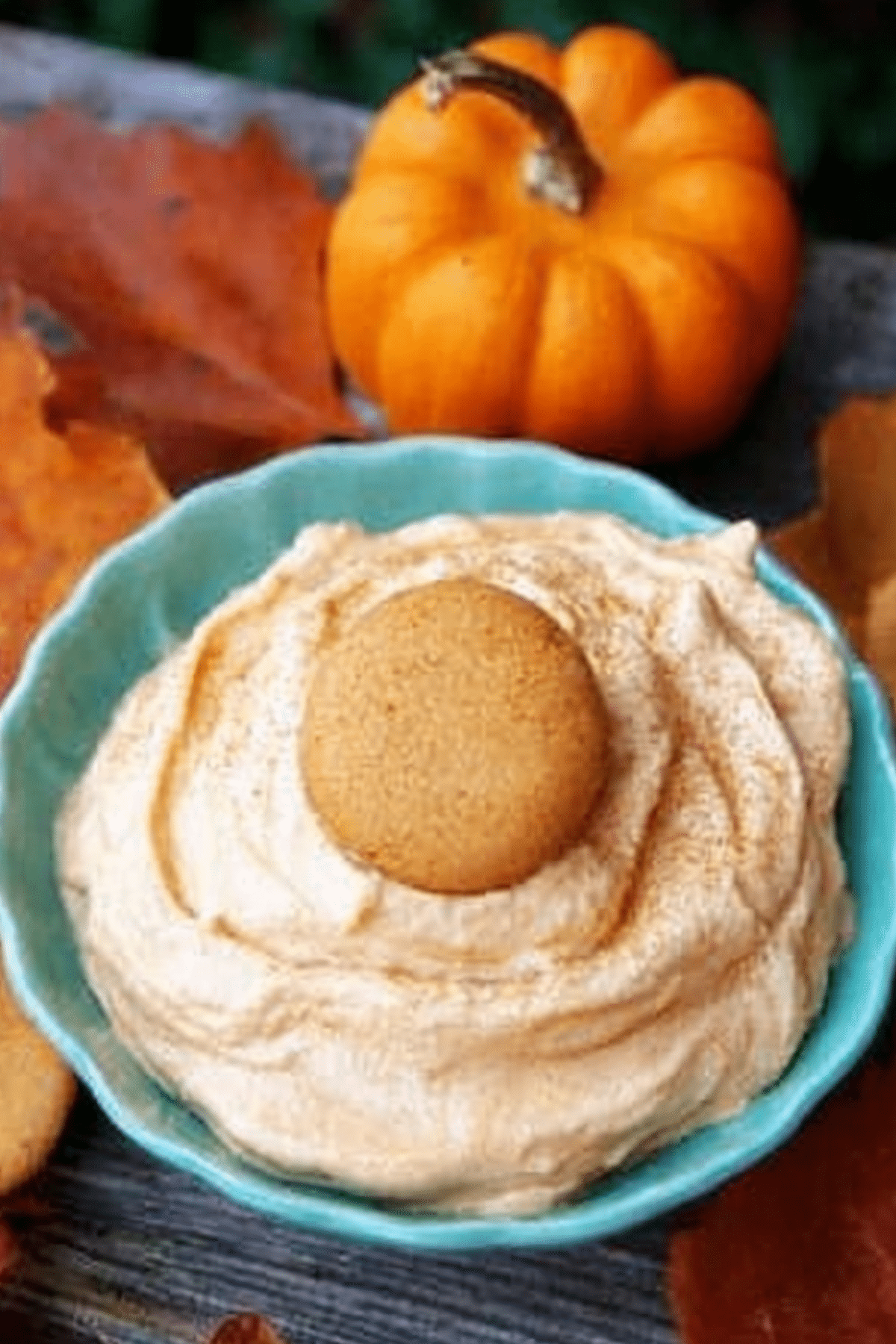 Whipped Pumpkin Dip served with Nilla wafers and apples