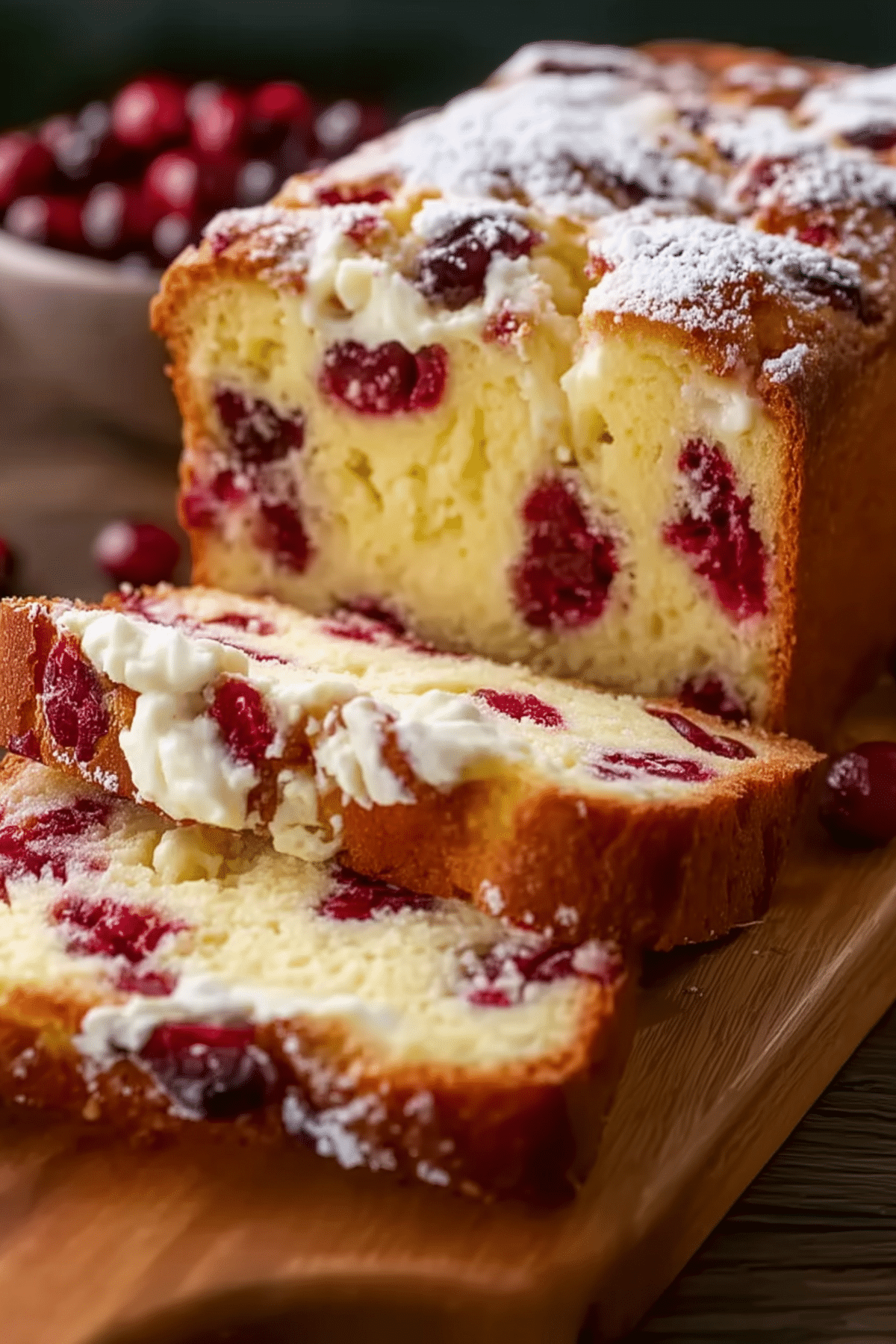Cream Cheese Cranberry Loaf – delicious holiday dessert