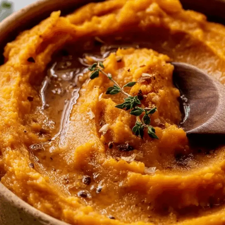 Creamy Sweet Potato Mash with Nutty Brown Butter recipe