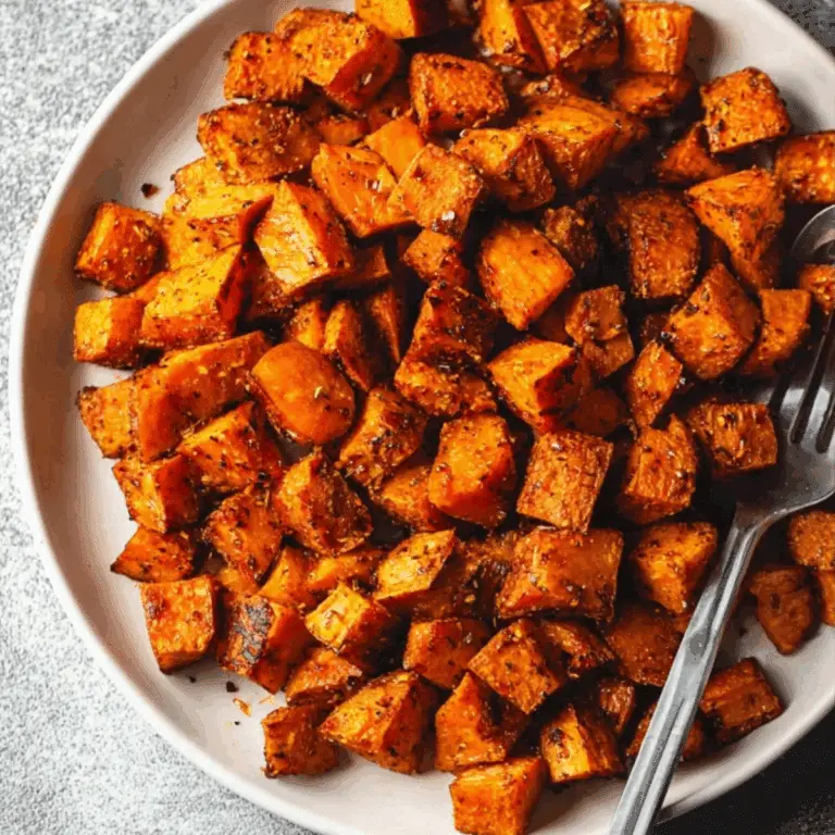 crispy roasted sweet potatoes recipe
