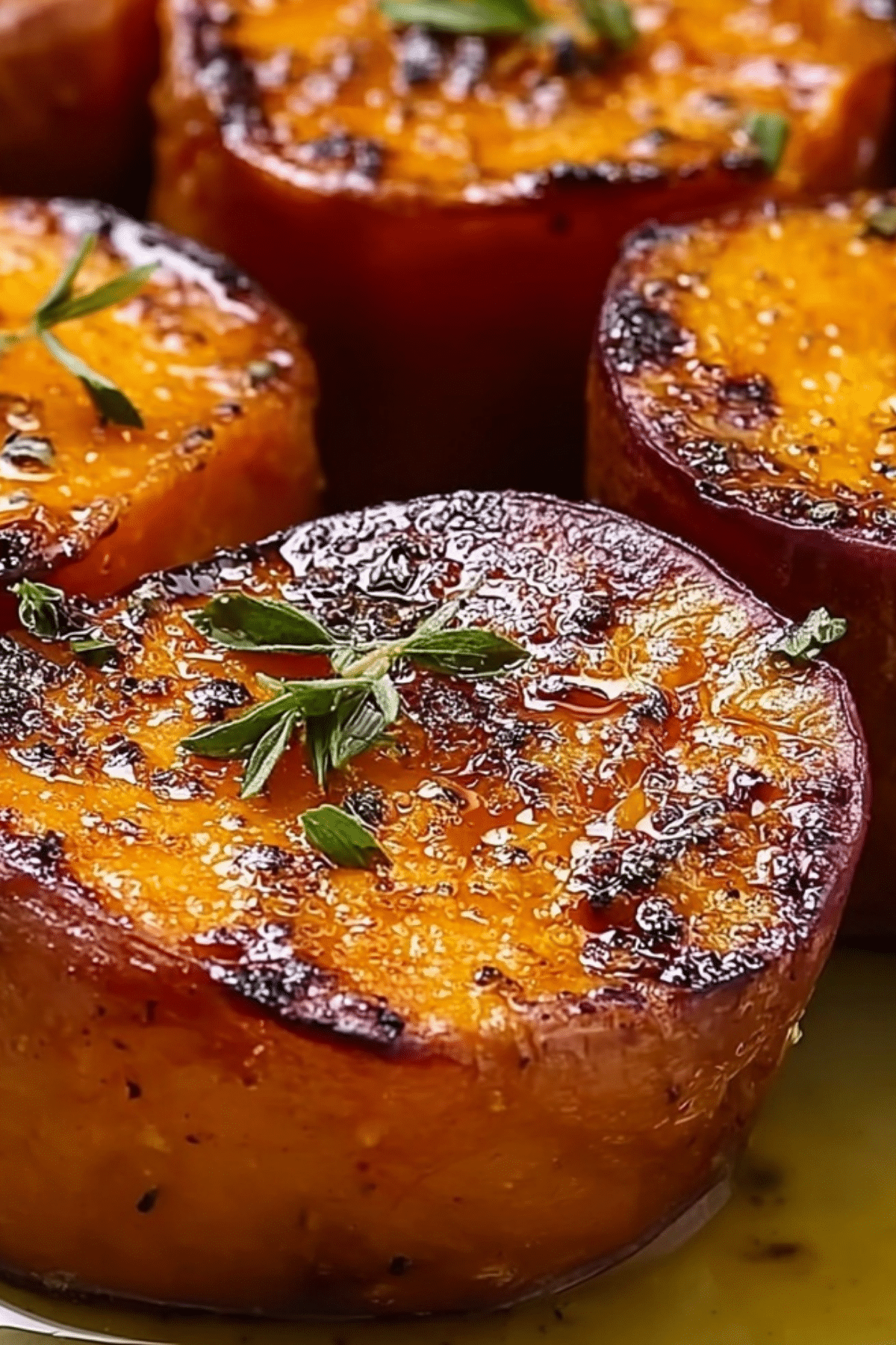 Melting Sweet Potatoes with crispy edges and buttery flavor
