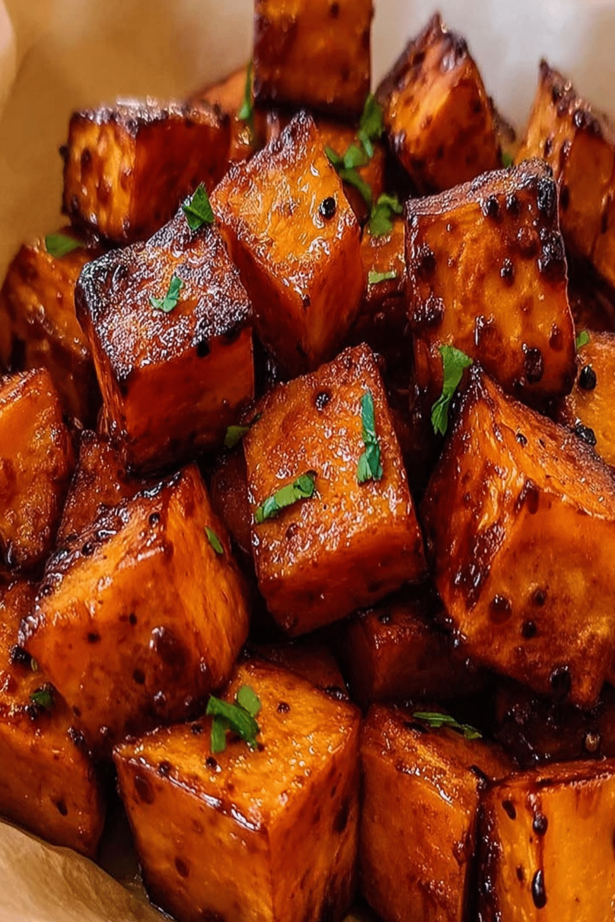 Roasted Sweet Potatoes with Cinnamon & Honey Recipe