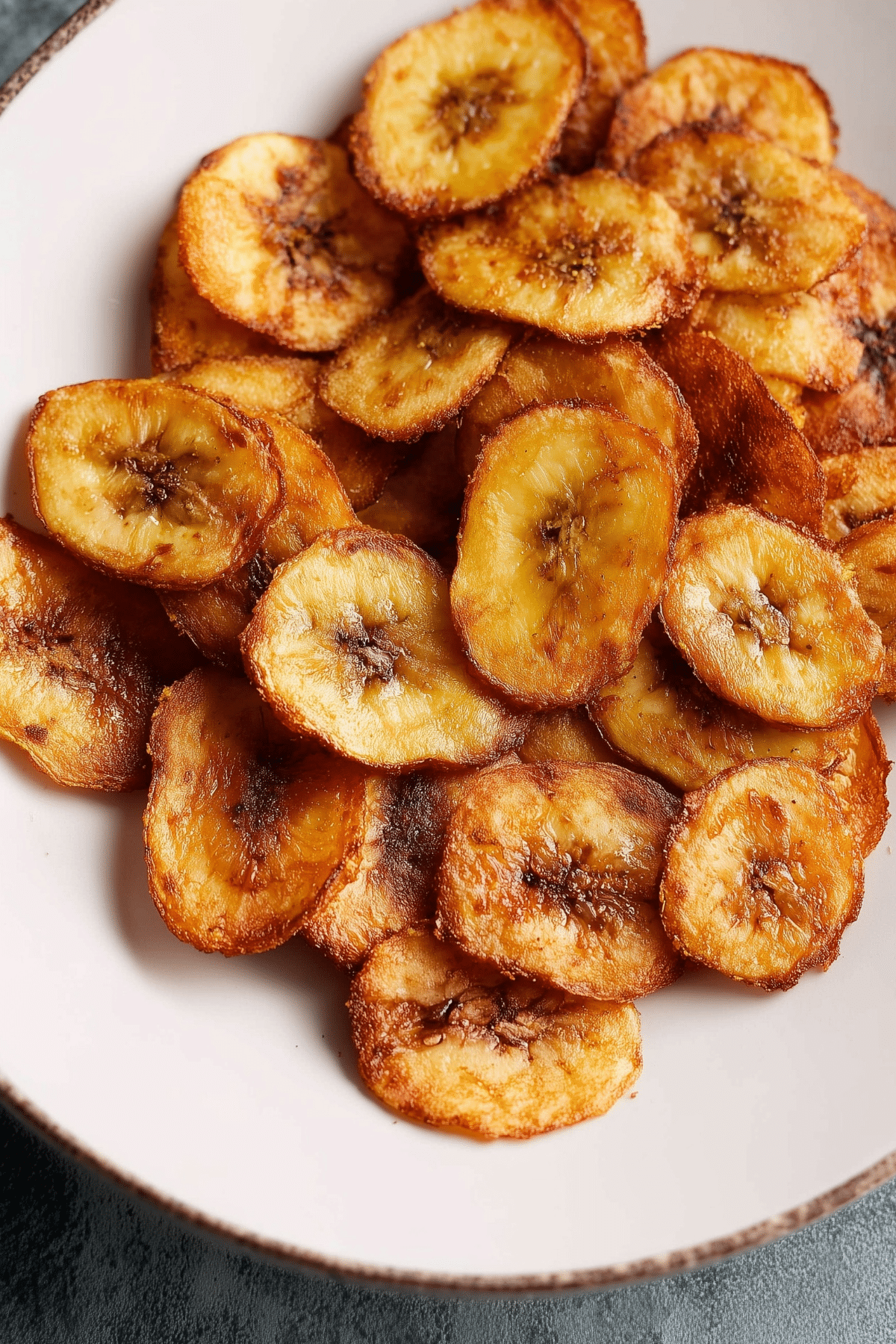 Crispy air fryer banana chips recipe