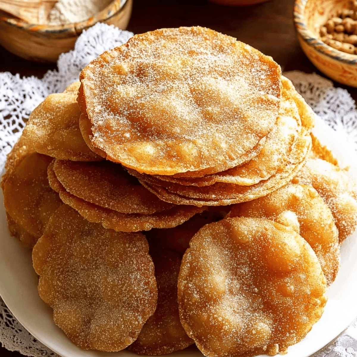 Authentic Mexican Buñuelos - Crispy Fried Treat - Mucha Munch