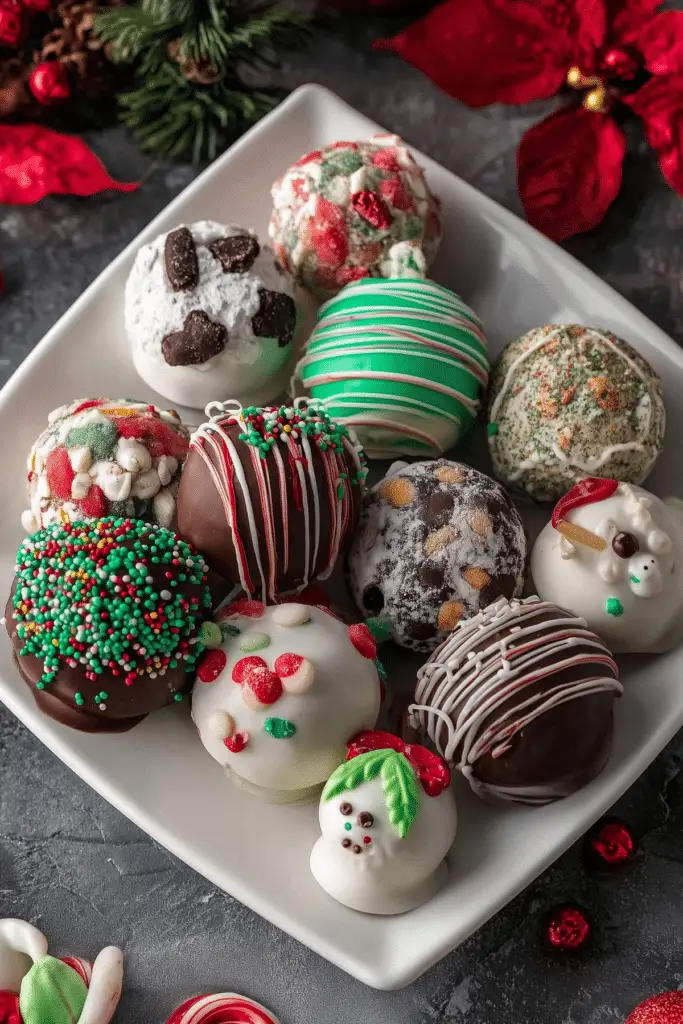 Christmas Oreo Balls - Festive no-bake treats perfect for the holiday season