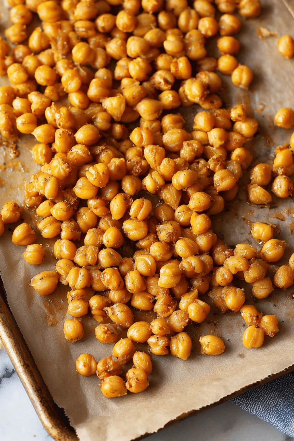 Crispy Roasted Chickpeas – Easy Healthy Snack Recipe - Mucha Munch