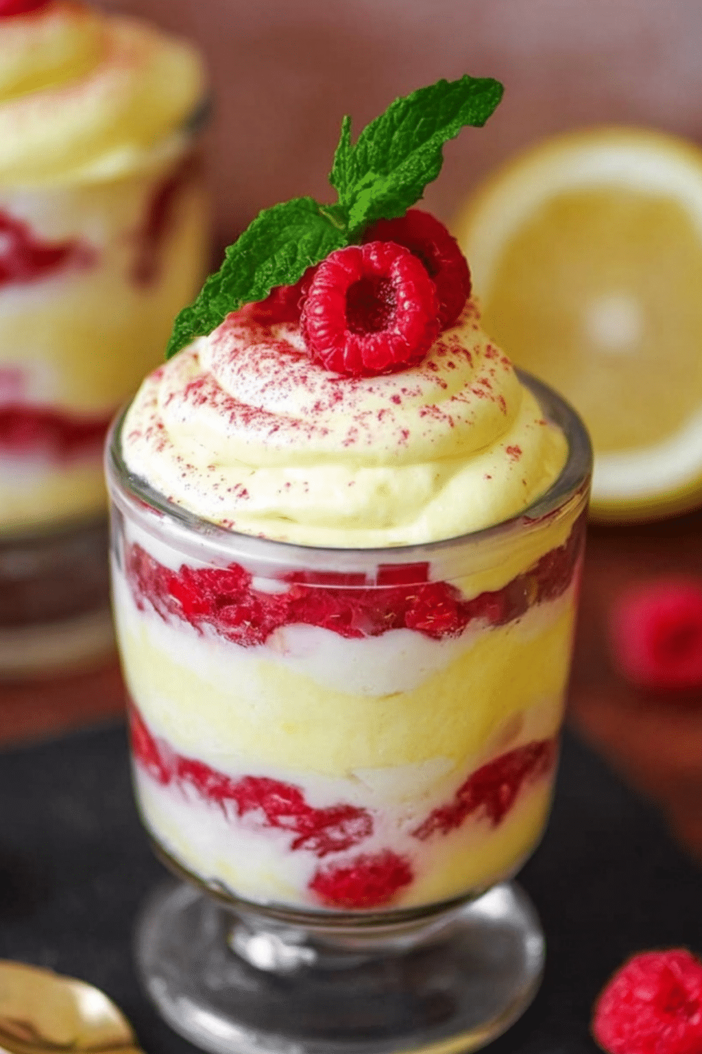 Quick Lemon Raspberry Dessert Lemon Raspberry Fluff - Easy & Delicious - Mucha Munch
