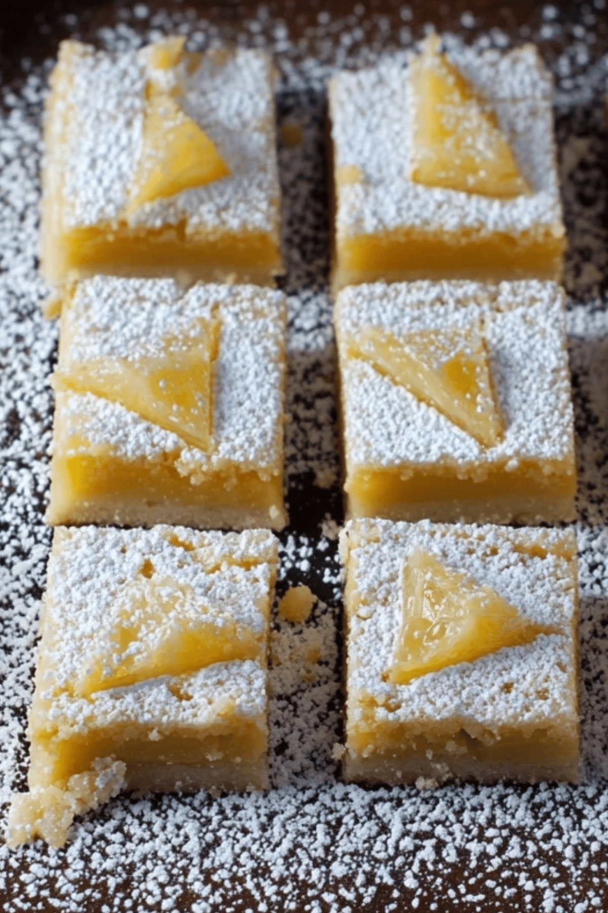 Meyer Lemon Bars with shortbread crust