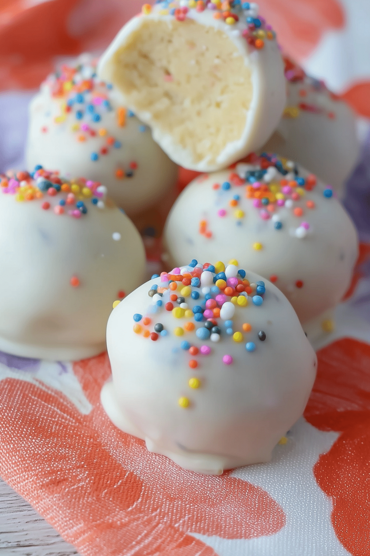 No Bake Cake Batter Truffles – a fun, sweet dessert