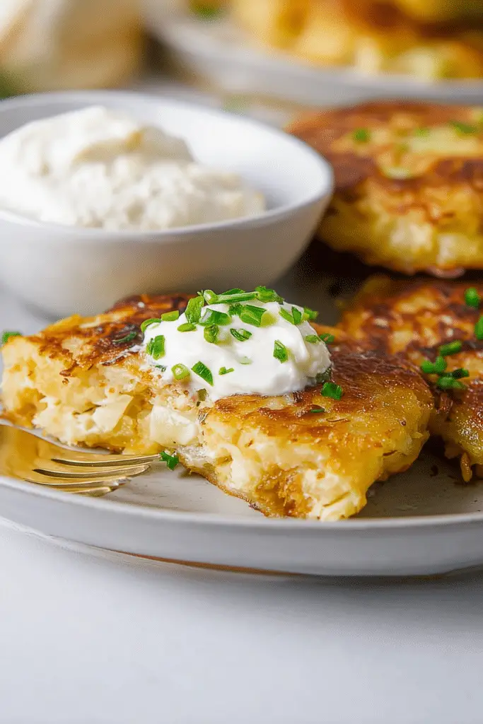 Irish Boxty crispy traditional Irish potato pancakes
