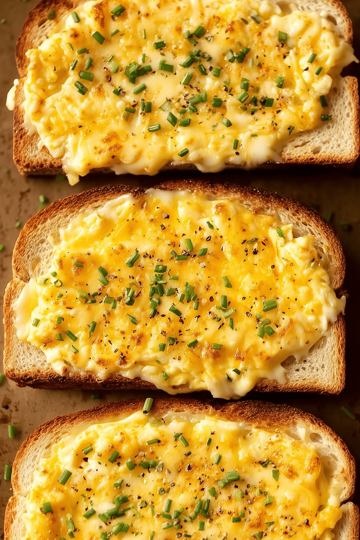 Irish Cheese Toasties with melted cheddar on crispy bread