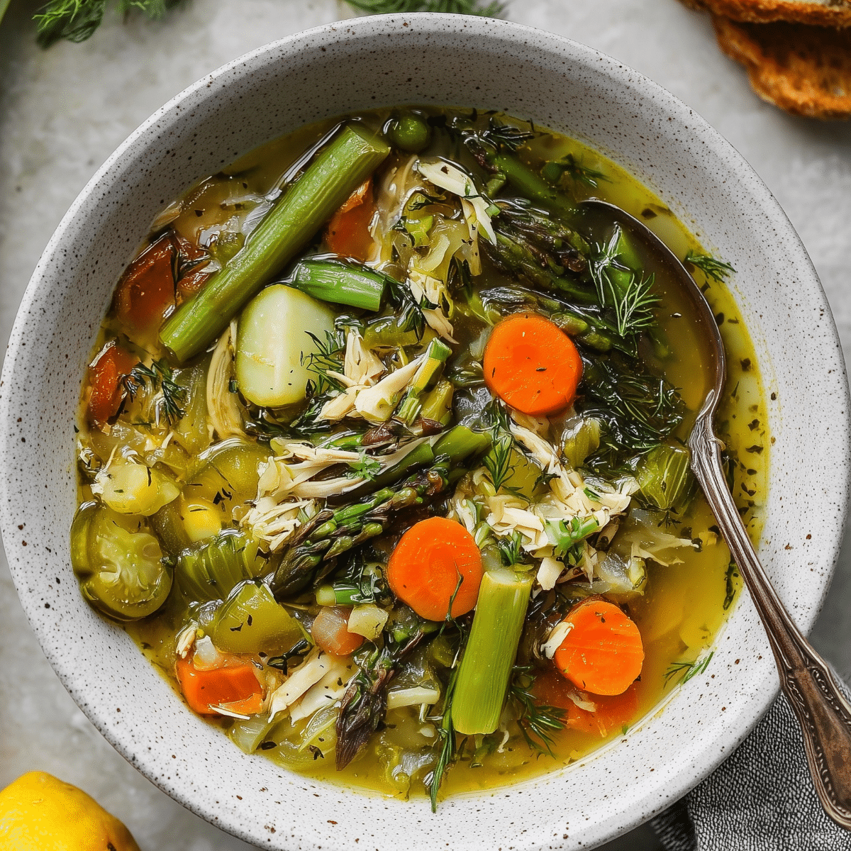 Types Spring Soup One Pot Spring Vegetable Soup – Easy & Fresh - Mucha Munch