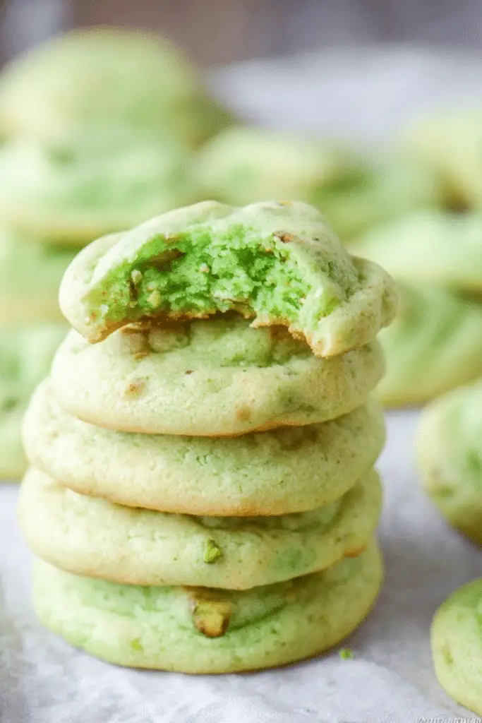 Pistachio Pudding Cookies – Soft & Chewy Delight - Mucha Munch