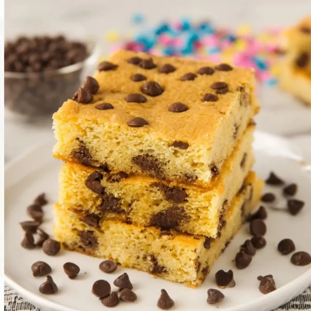Cake Mix Chocolate Chip Cookie Bars