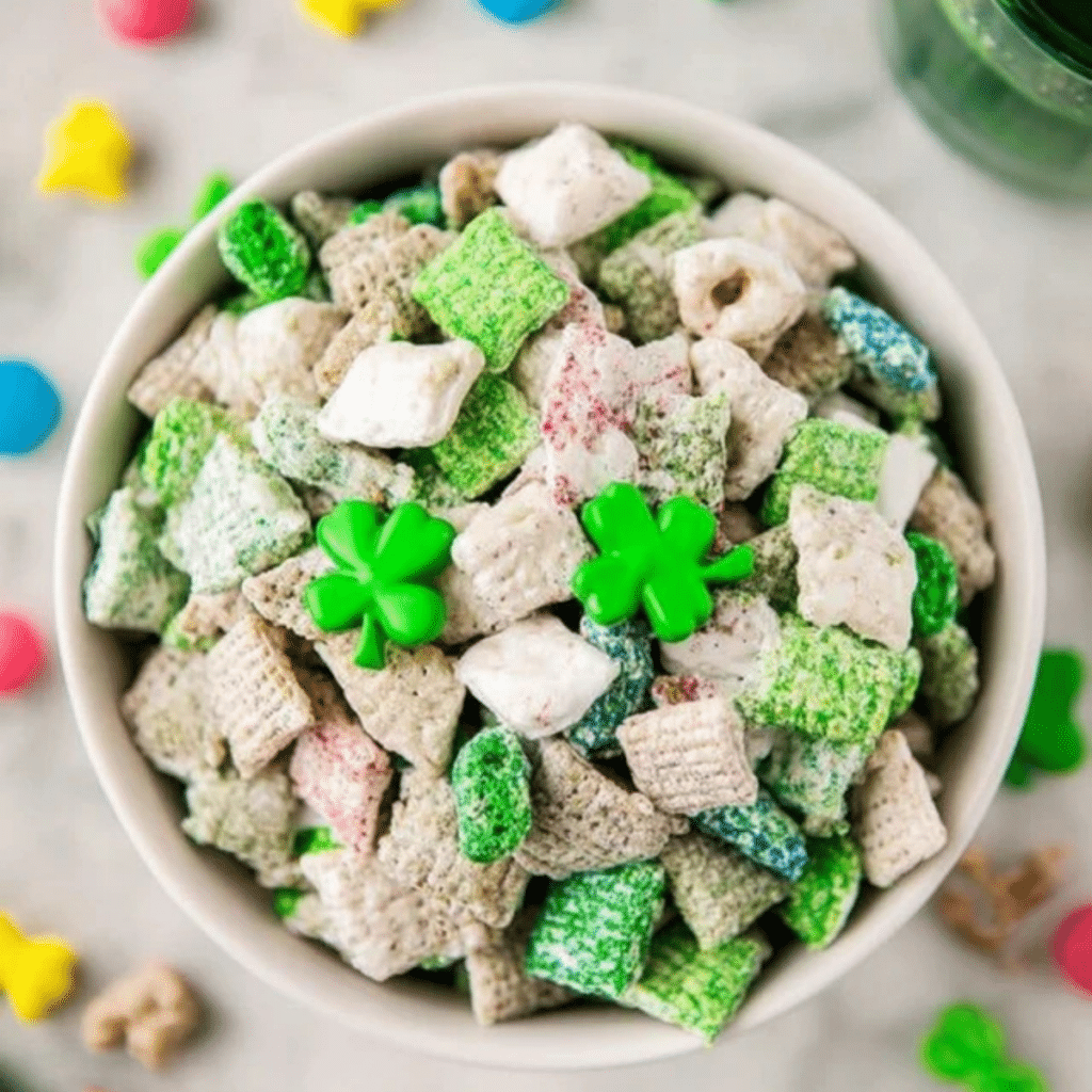 St Patrick’s Day Muddy Buddies