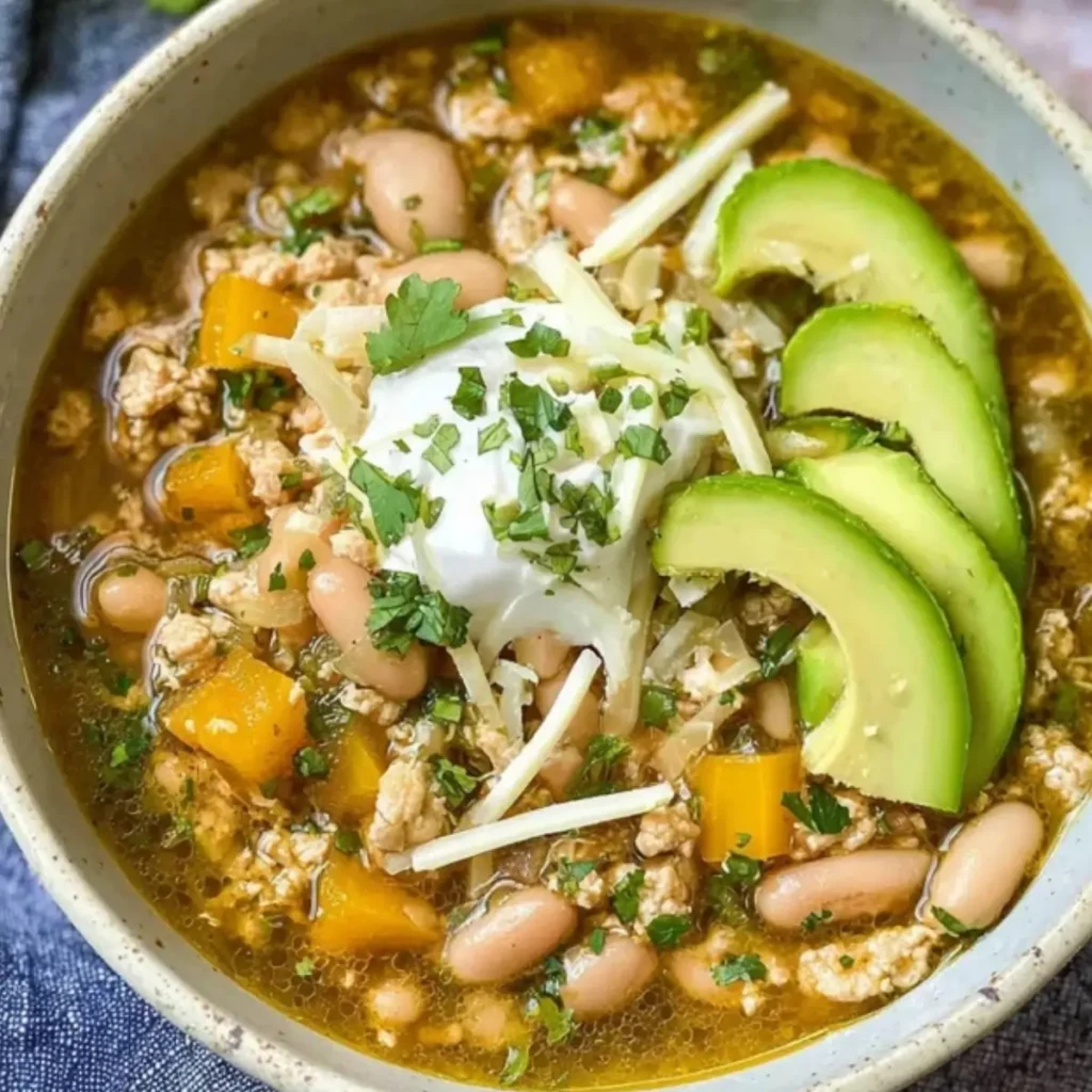 White Bean Turkey Chili Verde