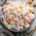Ambrosia Salad – sweet and creamy fruit salad
