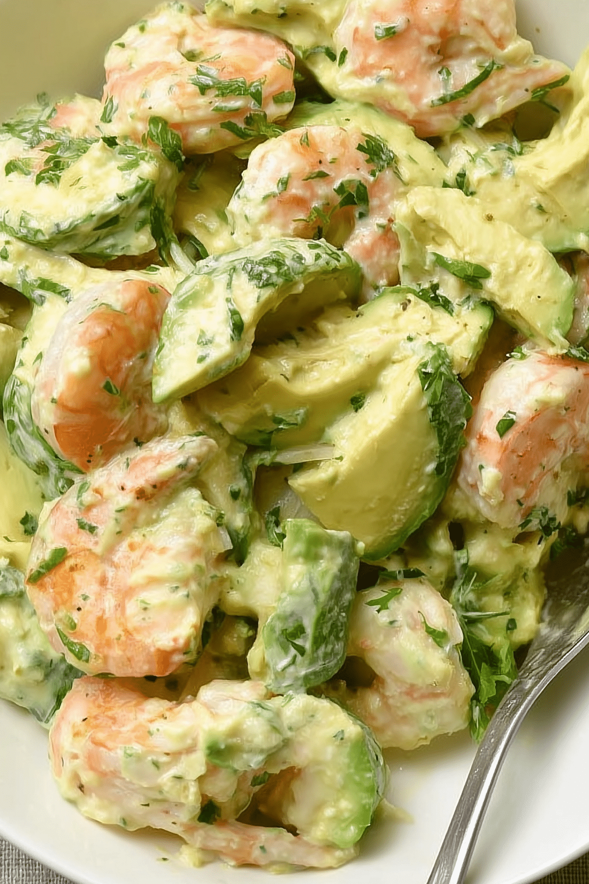 Avocado Shrimp Salad with fresh ingredients and a vibrant dressing