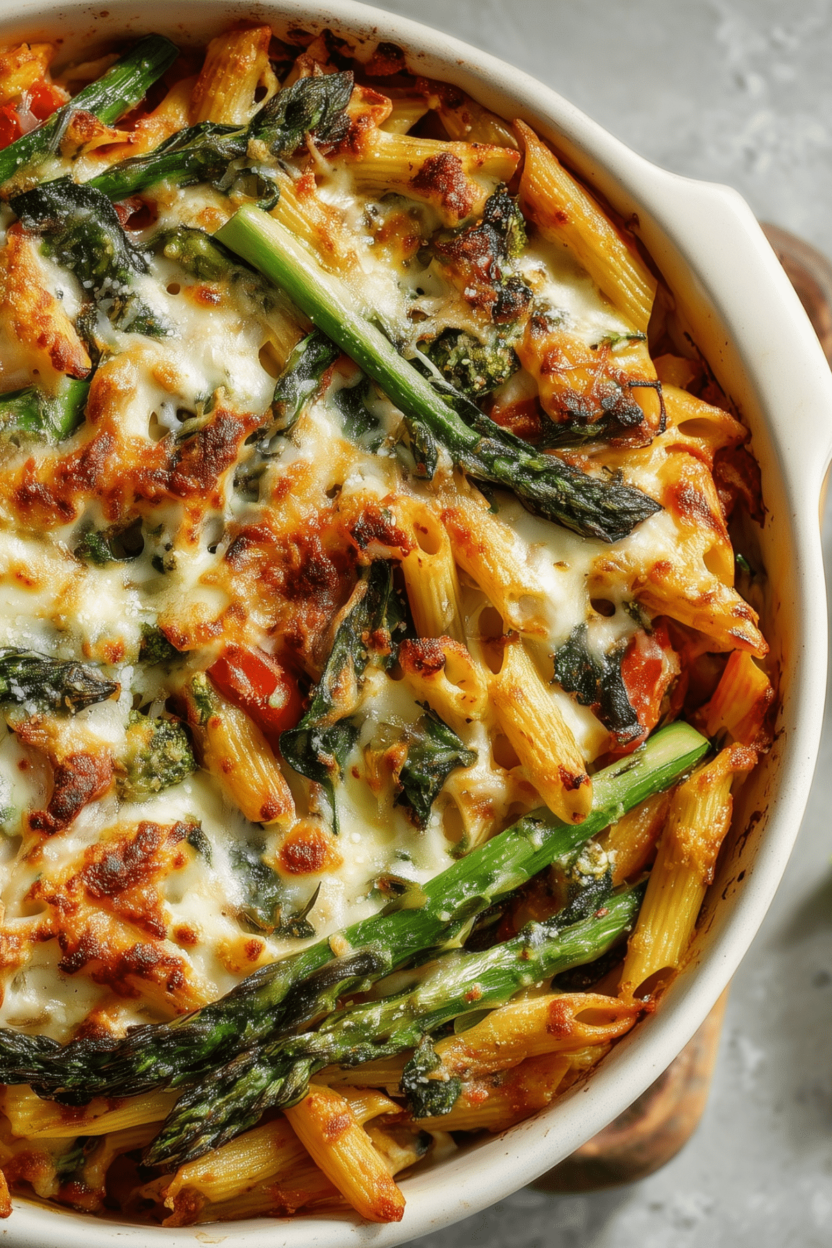 Baked Pasta and Spring Veggies