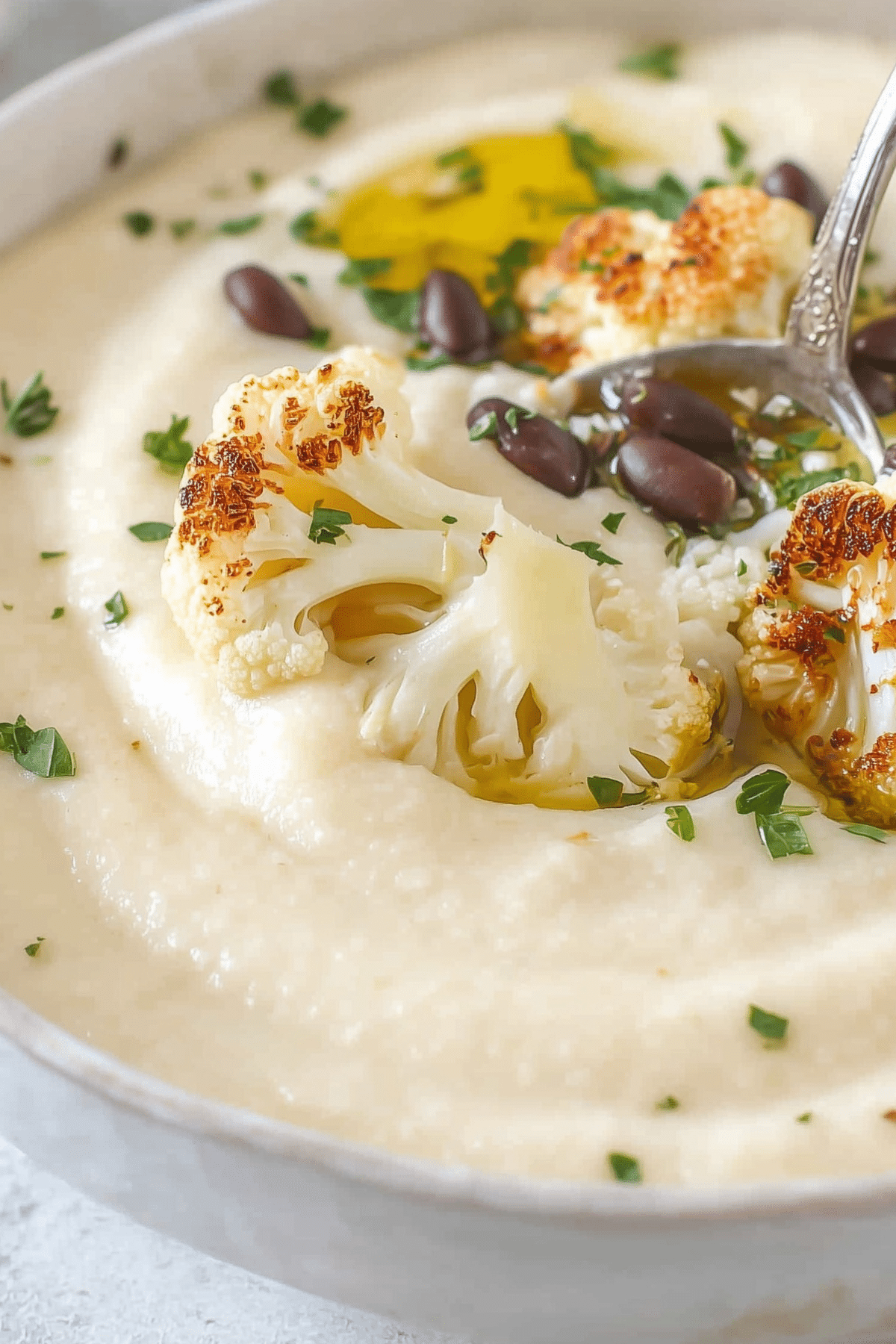 creamy cauliflower soup recipe