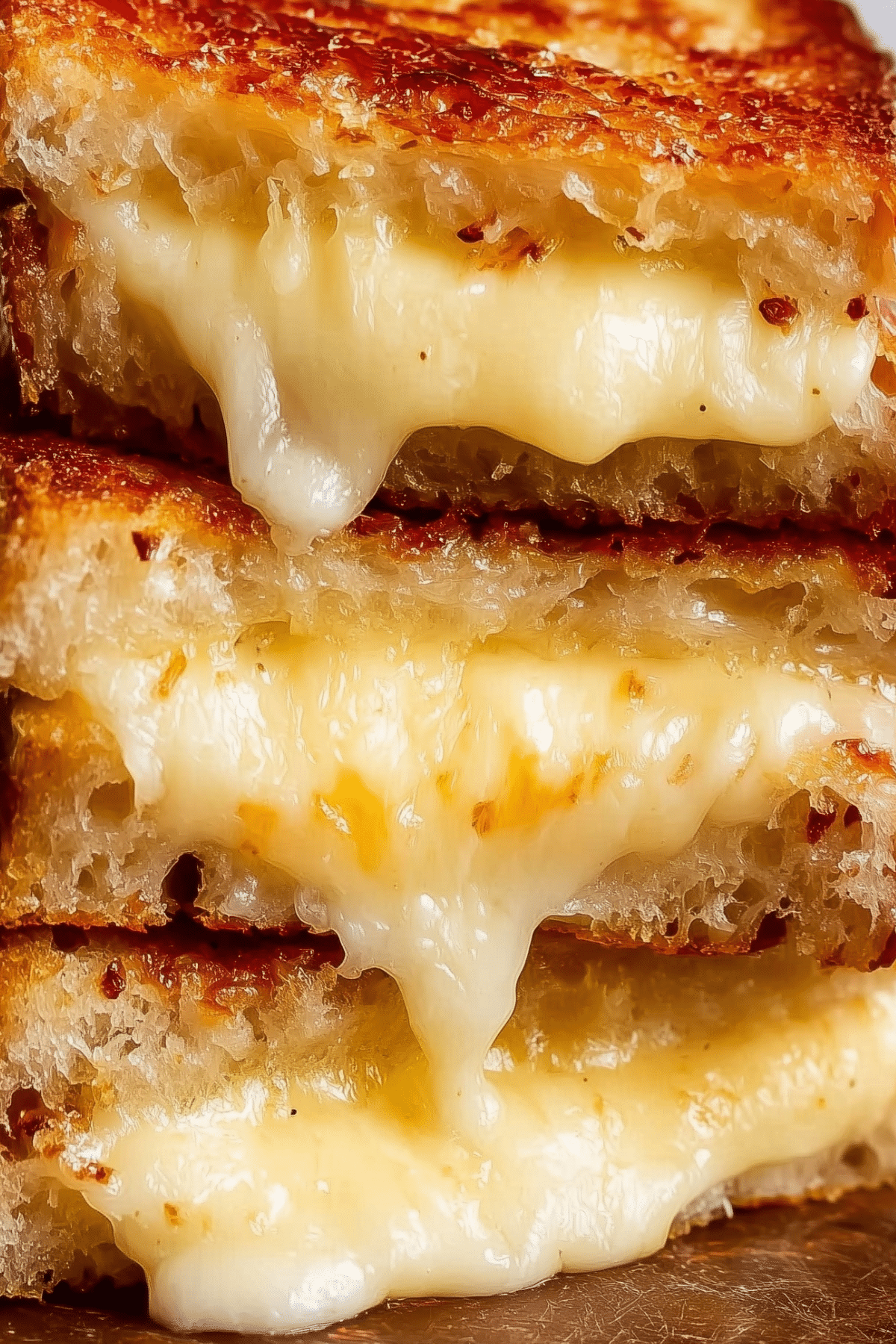 Grilled Cheese Sandwich with crispy golden bread and melted cheese