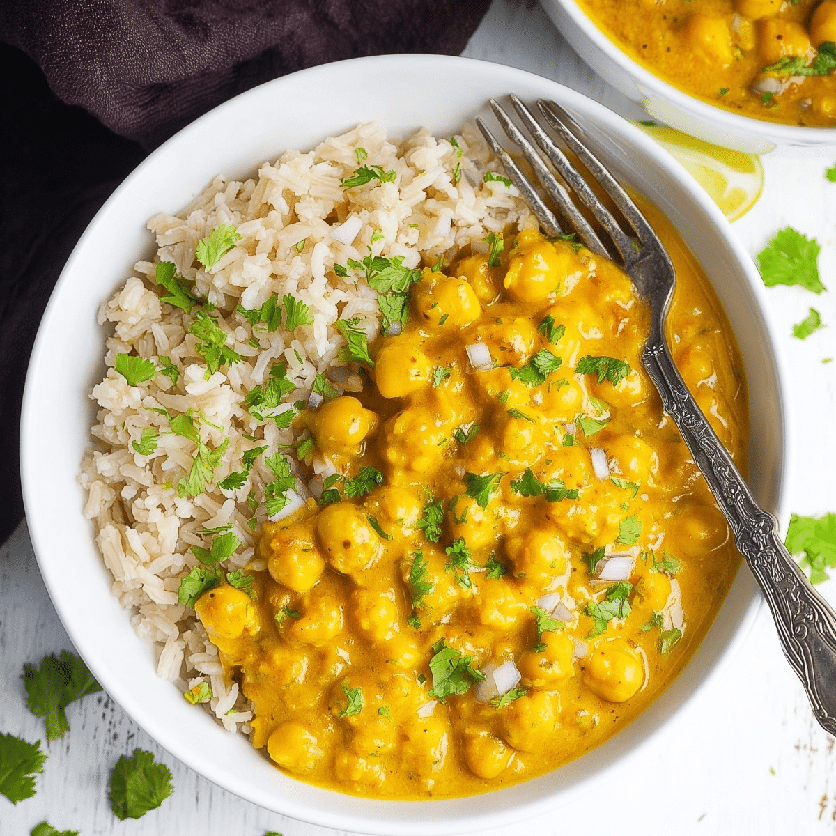 Instant Pot Coconut Chickpea Curry – Easy & Creamy - Mucha Munch