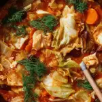 Mediterranean Cabbage Soup - Healthy Vegan Recipe