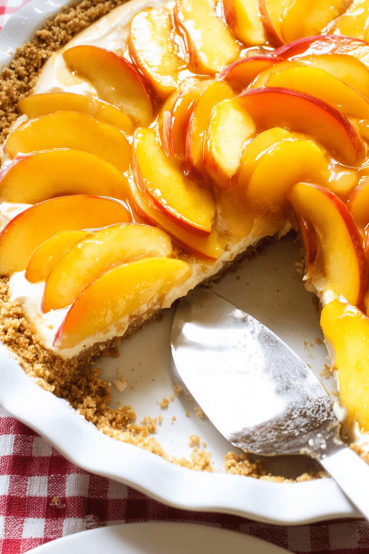 Peach Cheesecake Pie – No-Bake Summer Dessert
