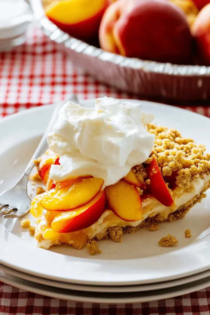 Peach Cheesecake Pie – No-Bake Summer Dessert