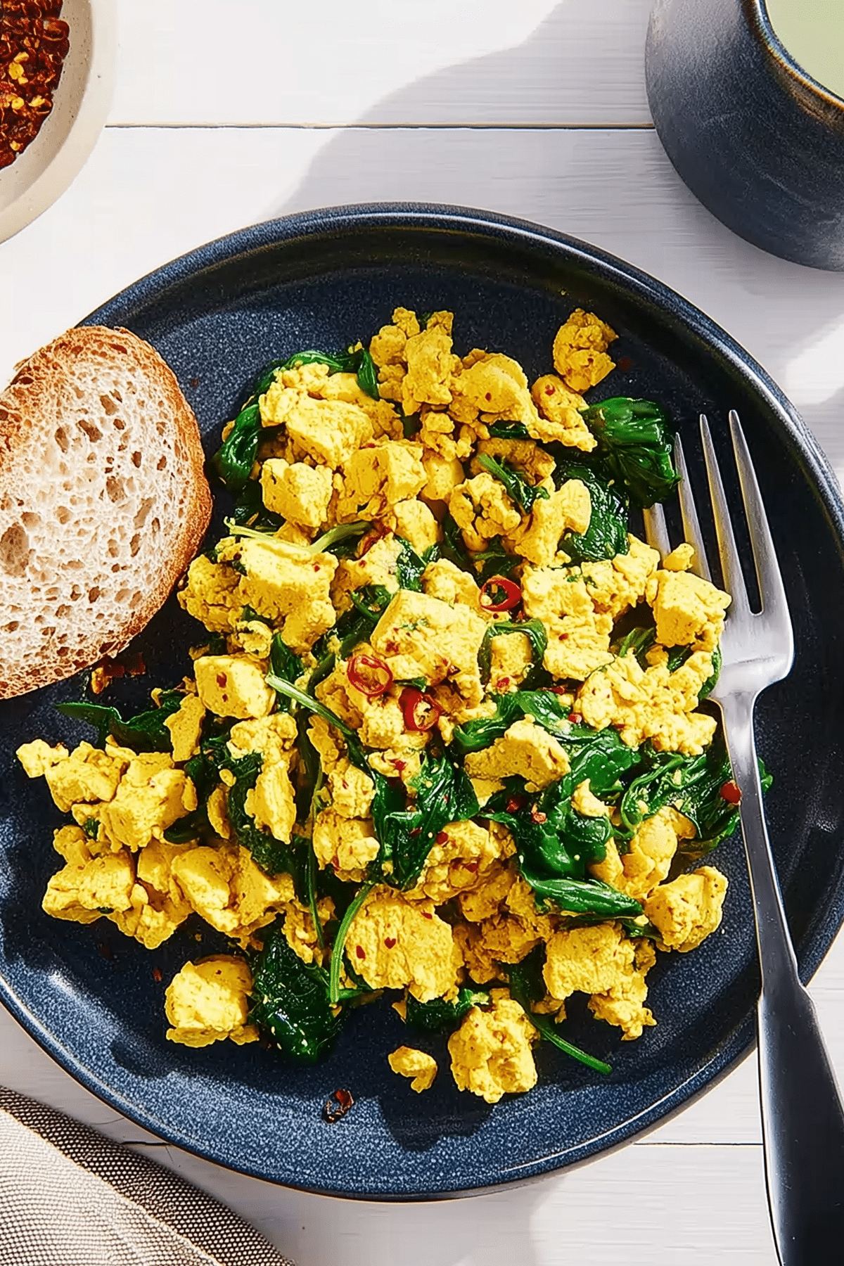 Tofu Scramble with Spinach recipe