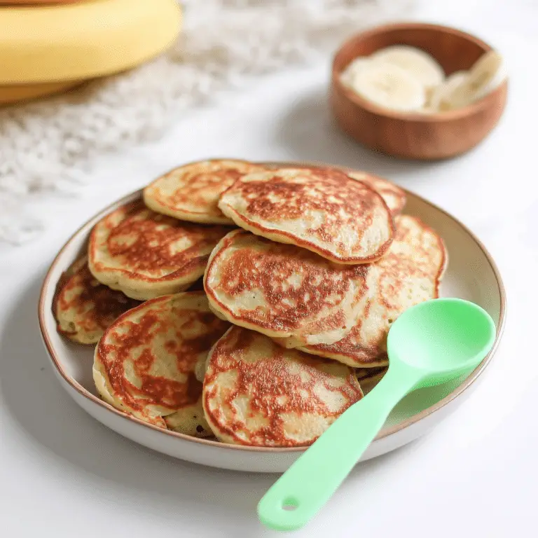 Baby Banana Pancakes