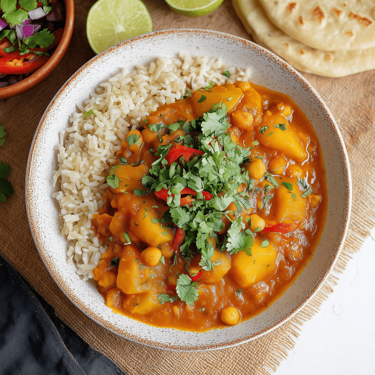Chickpea And Potato Curry – Easy Comforting Recipe - Mucha Munch