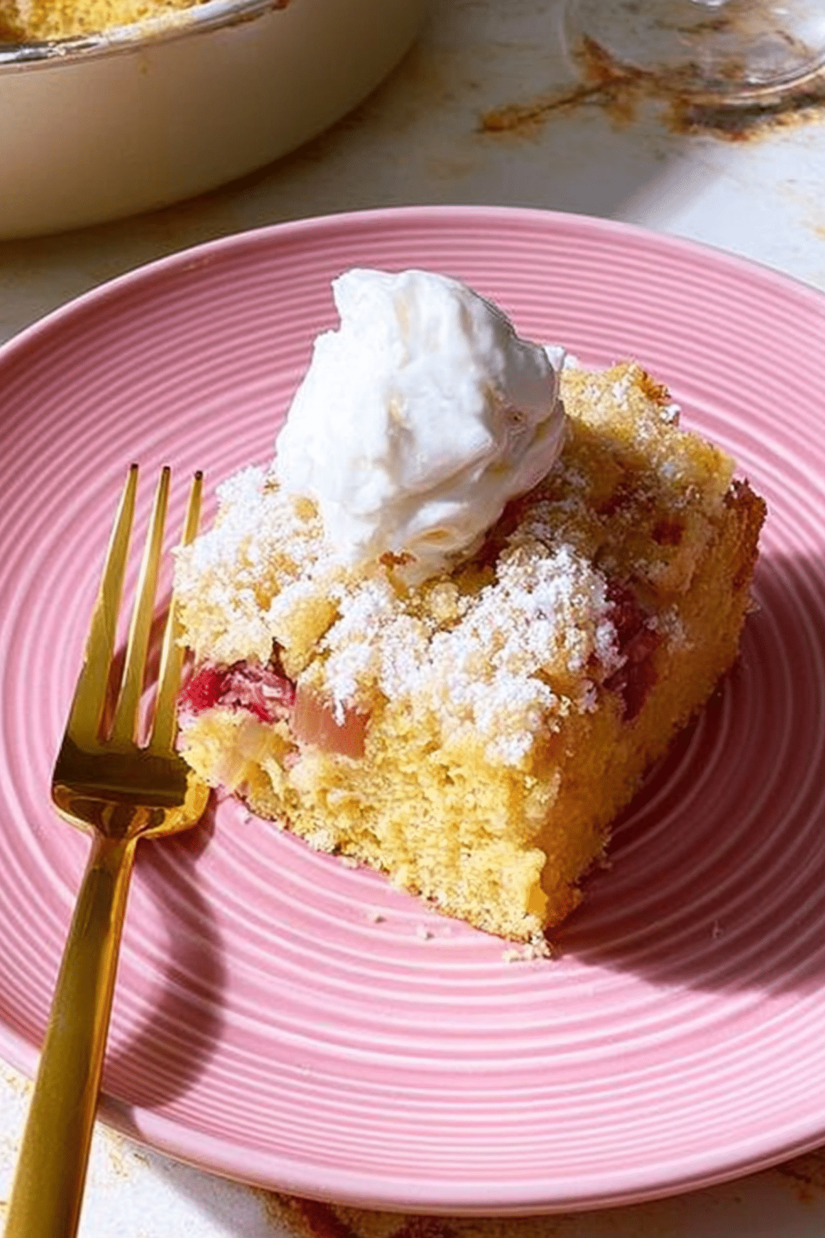 Rhubarb Cake